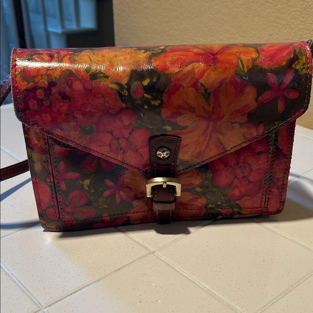 Patricia Nash Multicolor Floral Crossbody Bag
